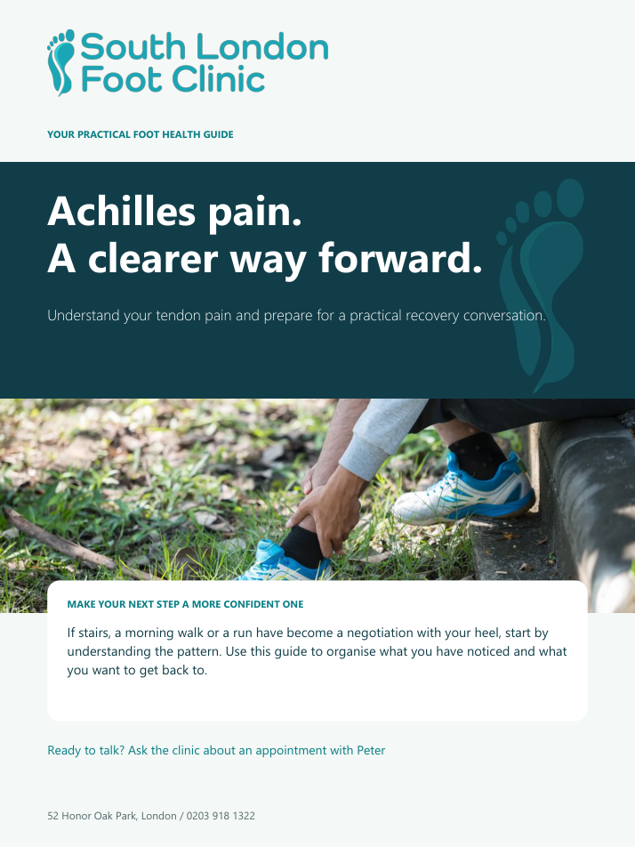 Achilles tendon pain guide cover