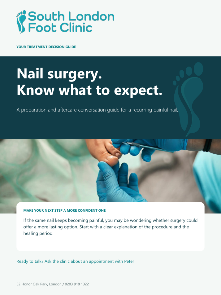 Nail surgery guide cover