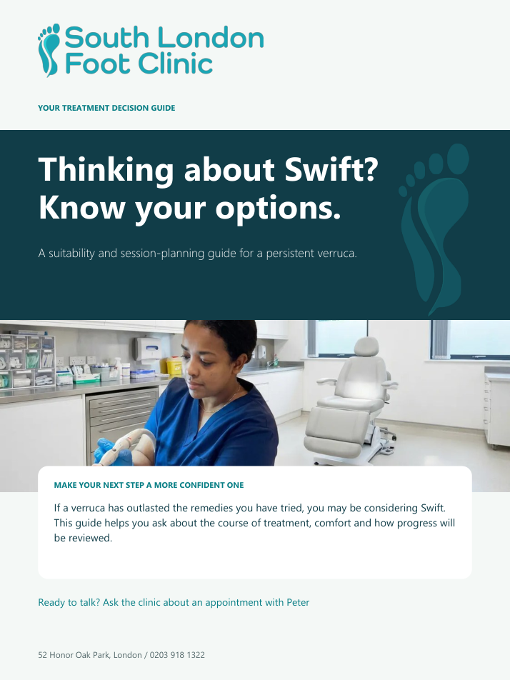 Swift verruca treatment guide cover